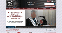 Desktop Screenshot of grupoveritaslex.com.ve