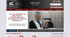 Desktop Screenshot of grupoveritaslex.com